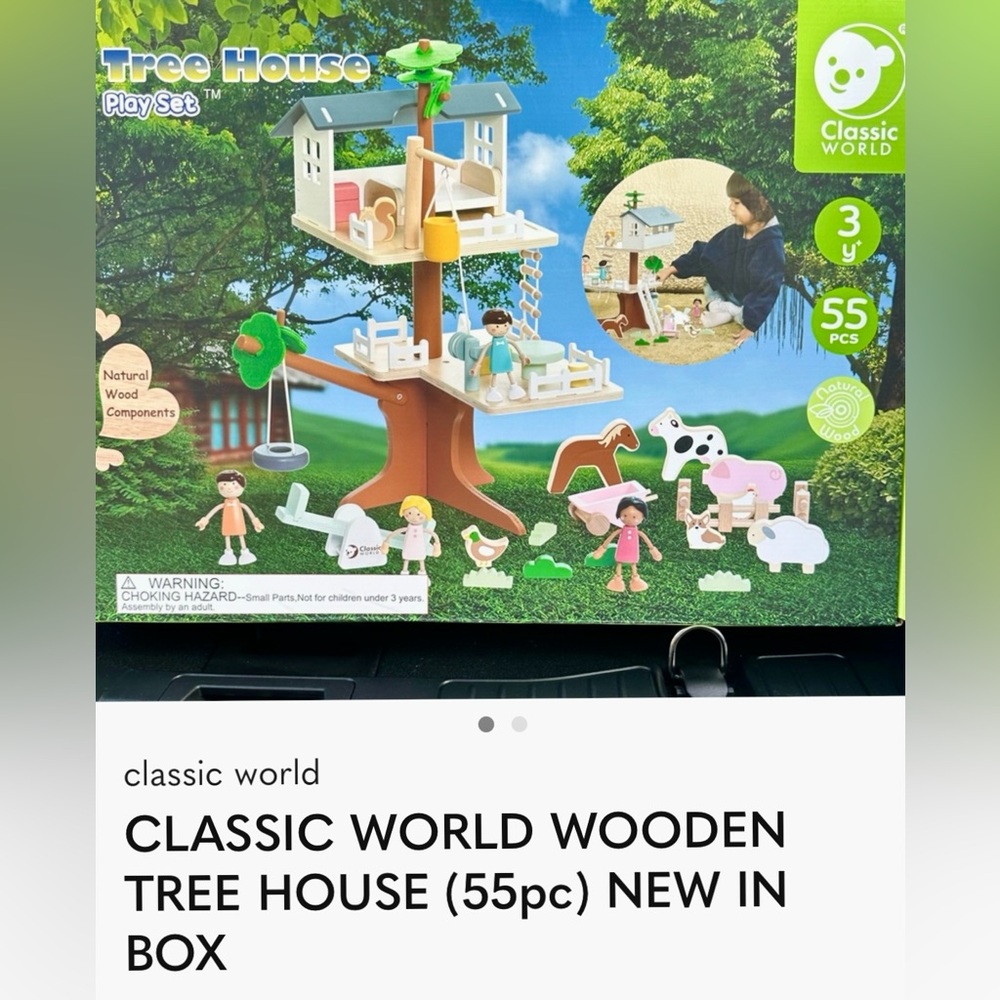 Wooden Tree House Adventure Set